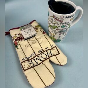 Hello Kitty Mug & Oven Mitt